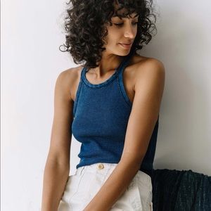 Imogene and Willie Indigo Racerback Tank